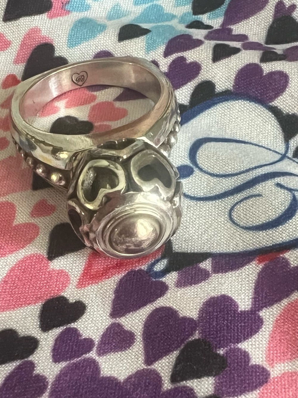 Brighton Margot Twist Ring Bead Ring Size 8